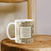 Caneca Manhã Abençoada Tradicional Floral Cottage
