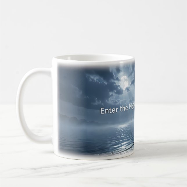 De Café Caneca Mansão Assombrada Noturna (Esquerda)
