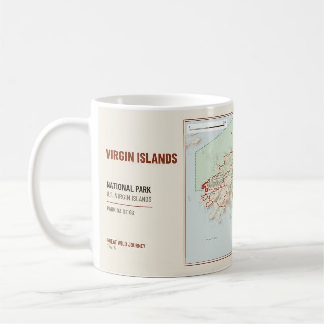 De Café Caneca Mapa da Trilha do Parque Nacional das Ilhas (Esquerda)