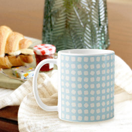 De Café Caneca Marshmallow Azul da Prússia