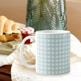 De Café Caneca Marshmallow Azul da Prússia