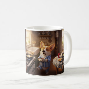 De Café Caneca Matinal Corgi