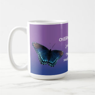 De Café caneca mensagem inspiradora libélula borboleta 25r