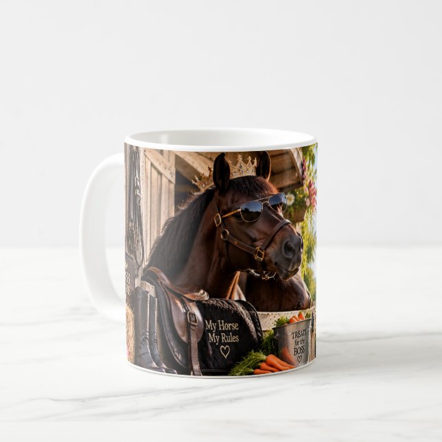 De Café Caneca Meu Cavalo Comanda o Espetáculo (Frente Esquerda)