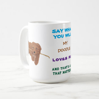 De Café Caneca Meu Doodle Me Ama