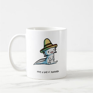 De Café Caneca mexicana do Axolotl