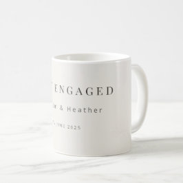De Café Caneca Minimal Just Engaged | Moderna