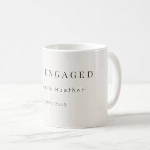 De Café Caneca Minimal Just Engaged Moderna