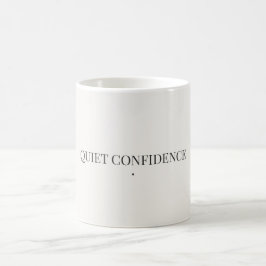 De Café Caneca Minimalista Confiança Silenciosa