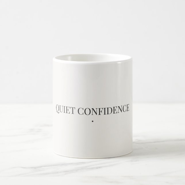 De Café Caneca Minimalista Confiança Silenciosa  (Centro)