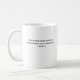 De Café Caneca Minimalista Estoica Citação Seneca