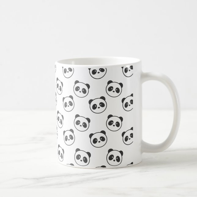De Café Caneca modelada panda (Direita)