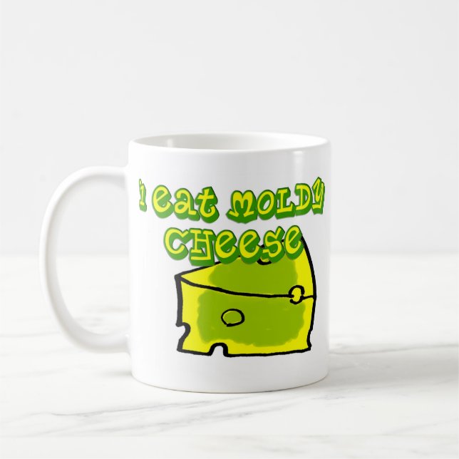 De Café Caneca mofado do queijo (Esquerda)