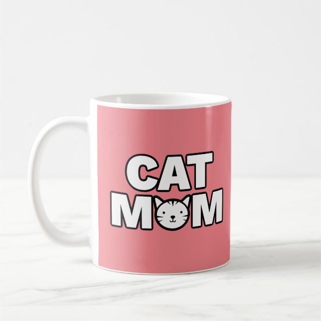 De Café Caneca MOM CAT (rosa) (Esquerda)