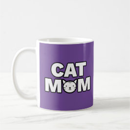 De Café Caneca MOM CAT (Roxo)