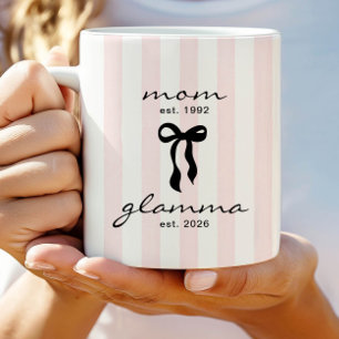 De Café Caneca Mom para Glamma com Laço