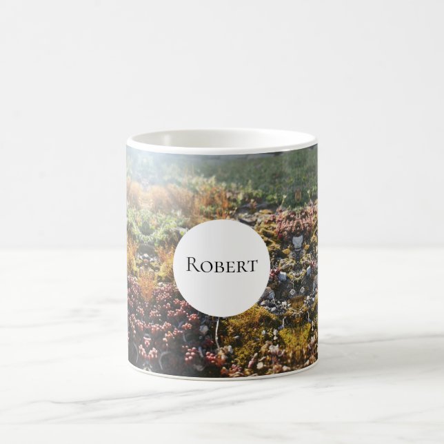 De Café caneca monograma plantas alpinas (Centro)