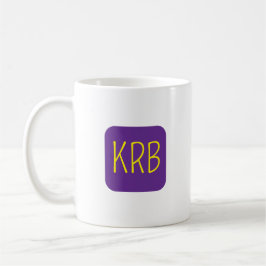 De Café Caneca Monogramada - Personalizada