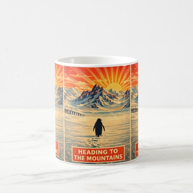 De Café caneca montanha pinguim (Centro)