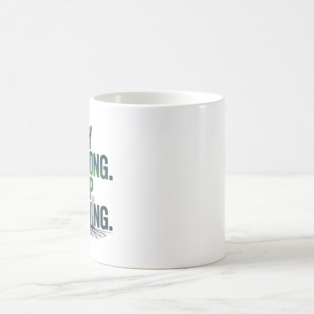 De Café Caneca Motivacional Fique Forte Continue se Movend (Centro)