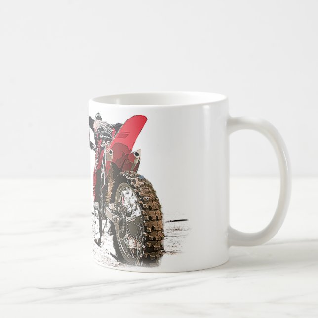De Café caneca motocross (Direita)