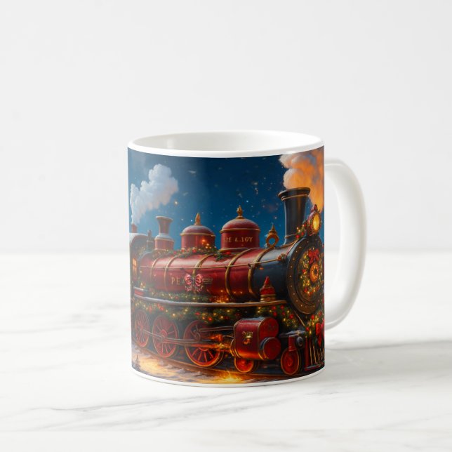 De Café Caneca (Mug) Expresso do Papai Noel (Frente Esquerda)