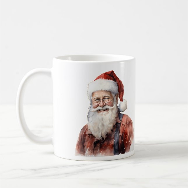De Café Caneca (Mug) Papai Noel Duplo (Esquerda)