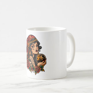 De Café Caneca Mulher Cigana