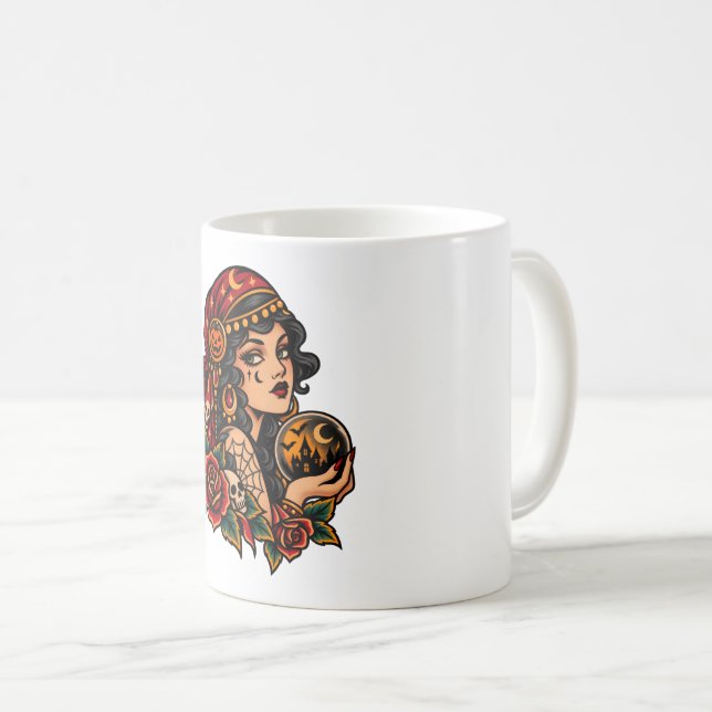 De Café Caneca Mulher Cigana (Frente Esquerda)