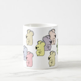 De Café Caneca multicolorido do koala