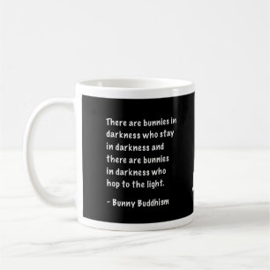 De Café Caneca na escuridão do budismo do coelho "coelhos