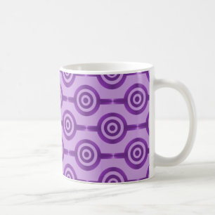 De Café Caneca na moda dos círculos, lavanda bonita