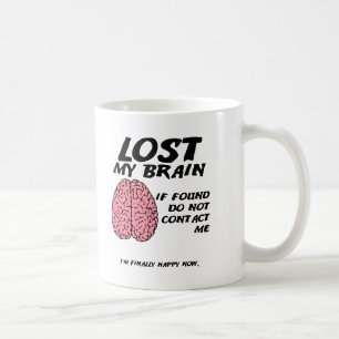 De Café Caneca Não Ache O Cérebro Engraçado