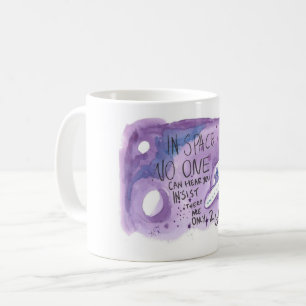 De Café caneca Não-binária do espaço