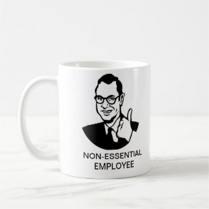 De Café Caneca Não-Essencial do empregado