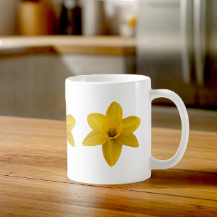 De Café Caneca Narcisos Amarelos