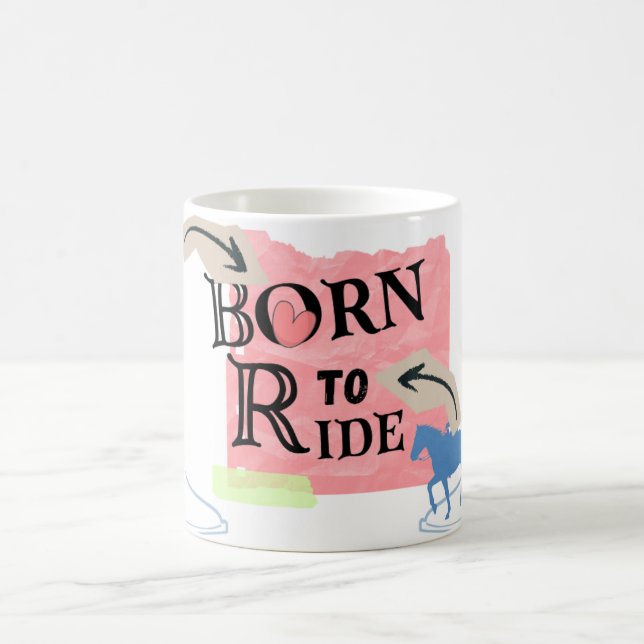 De Café Caneca nascida para cavalgar para ela (Centro)