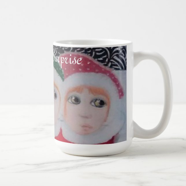 De Café Caneca Natal Surpresa crianças fofas (Direita)