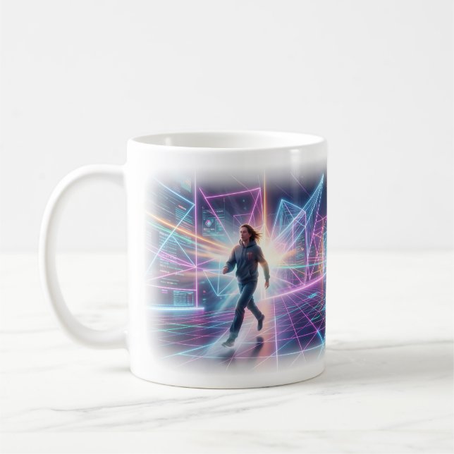 De Café Caneca Neon Future Dreamscape (Esquerda)