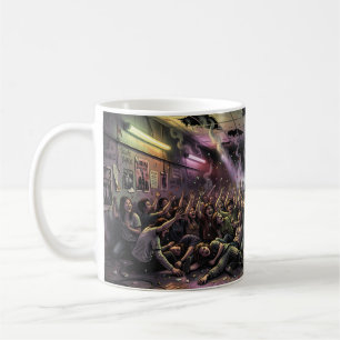 De Café Caneca Neon Rebellion in an Underground Room