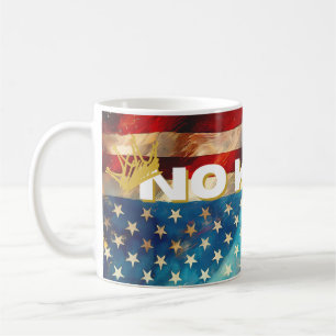 De Café Caneca No Kings – Desenho Artístico Patriótico Ous