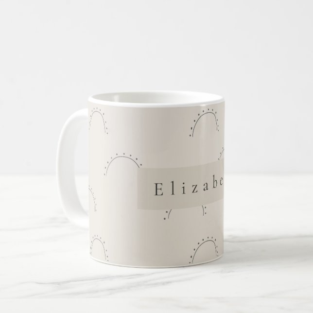 De Café Caneca Nome Moderno  (Frente Esquerda)