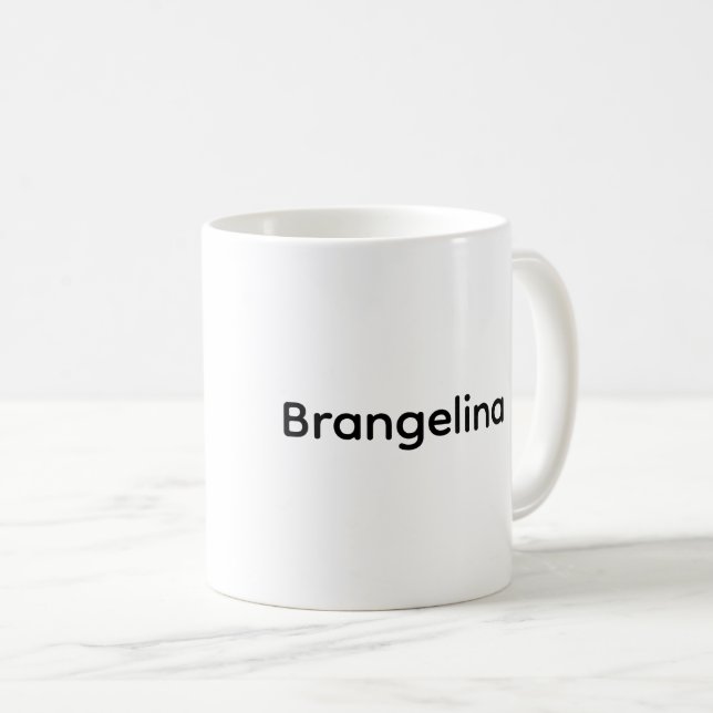 De Café Caneca Nome Personalizado (Frente Esquerda)