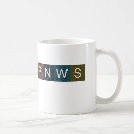De Café CANECA noroeste pacífica do LOGOTIPO das histórias