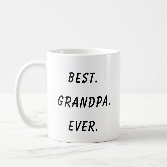 De Café Caneca Nós Amamos Você Vô | Feliz Dia dos Avós (Esquerda)