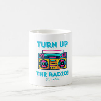 De Café caneca nostálgica dos anos 80 inspirada no boombox