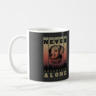 De Café Caneca Nunca Aventure Sozinho