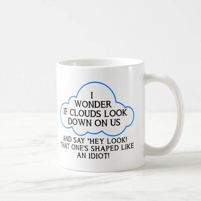De Café Caneca Nuvens Nos Olhando Engraçado (Direita)