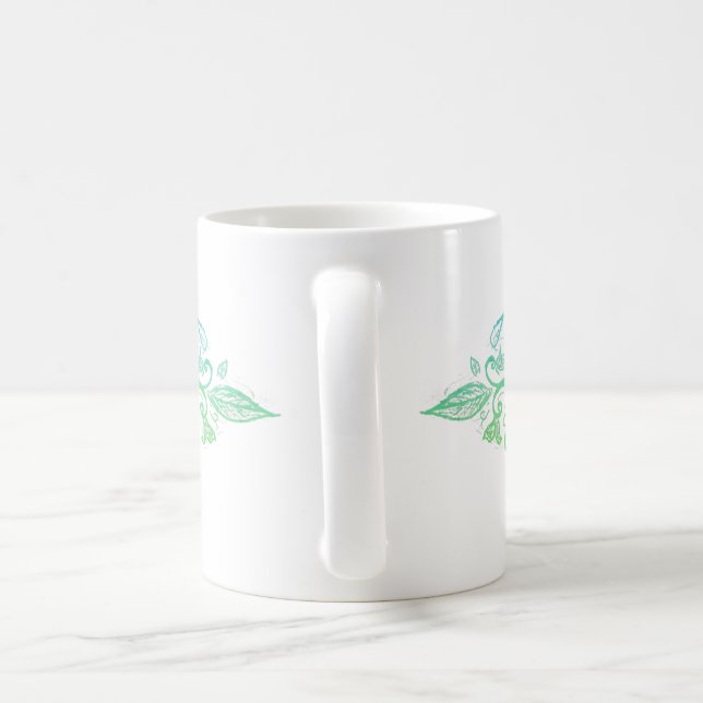 De Café Caneca Olhos Florais (Alça)