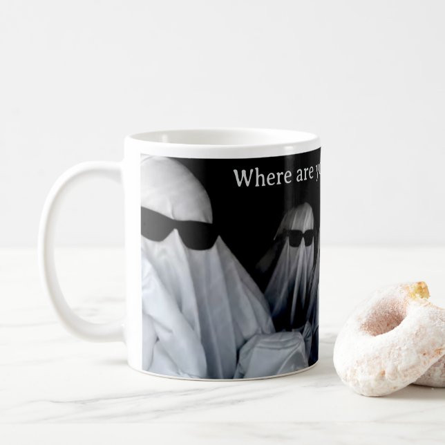 De Café Caneca Onde estão os seus óculos? (Com Donut)